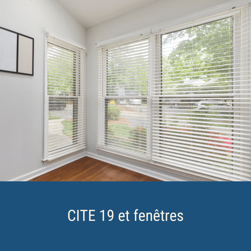 CITE 19 et fenêtres